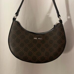 Nine West Black and Brown Shoulder Bag
